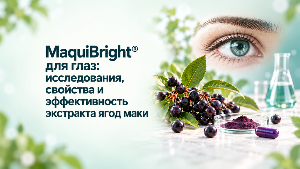 MaquiBright<sup>®</sup> для глаз: исследования, свойства и эффективность экстракта ягод маки
