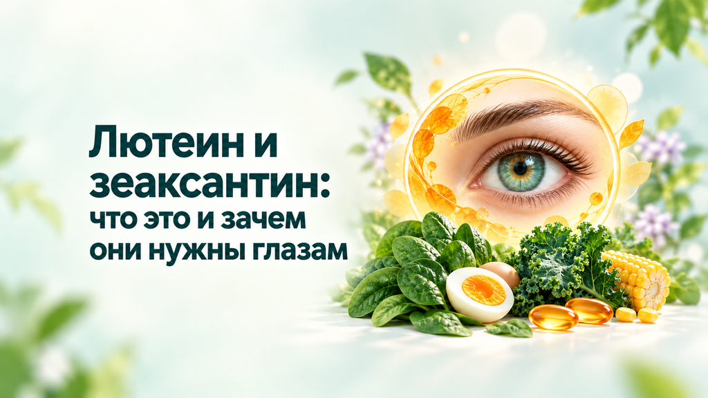 Лютеин и зеаксантин: что это и зачем они нужны глазам